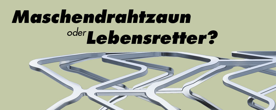 Anzeige Motiv Maschendrahtzaun oder Lebensretter?
